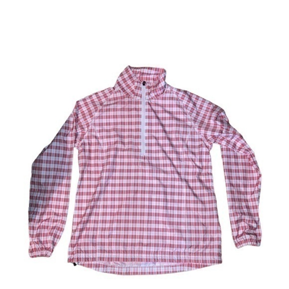 Peter millar windbreaker size S red plaid